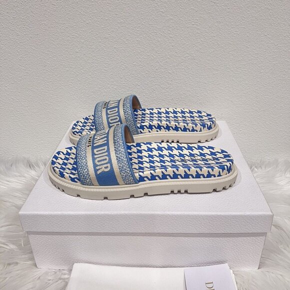 Christian Dior DWAY Logo Dcross Dioract Dclub Evolution Sandal Slide 39.5/40 - Picture 5 of 10